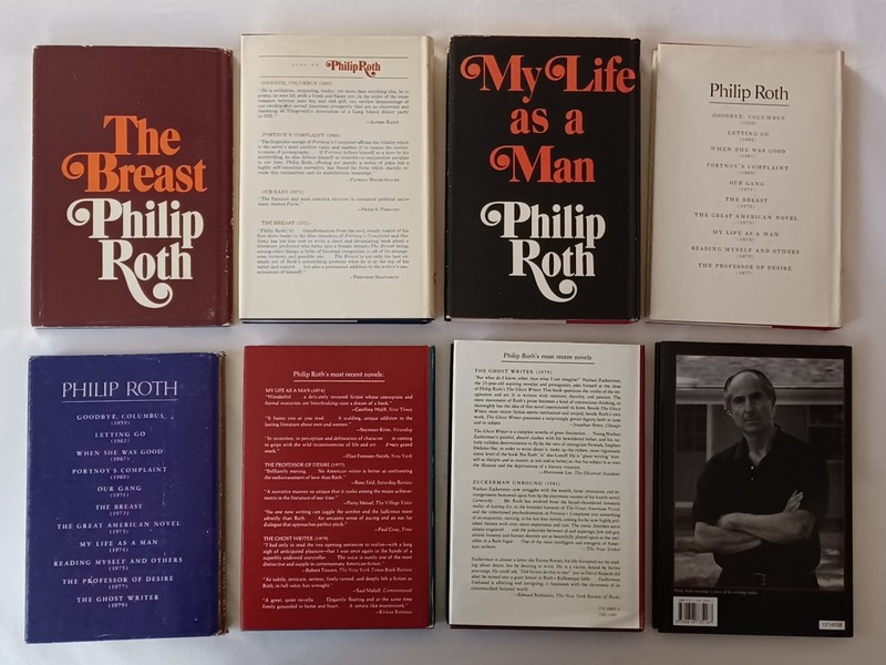 PHILIP ROTH Lot of 8 1st Ed + BCE HC DJ The Ghost Writer The Breast Everyman + gallery