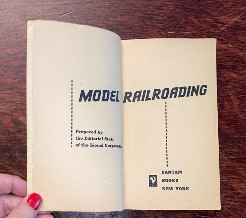 Model Railroading Bantam the 5th printing of the 3rd Enlarged Fifty Edition 1953 gallery