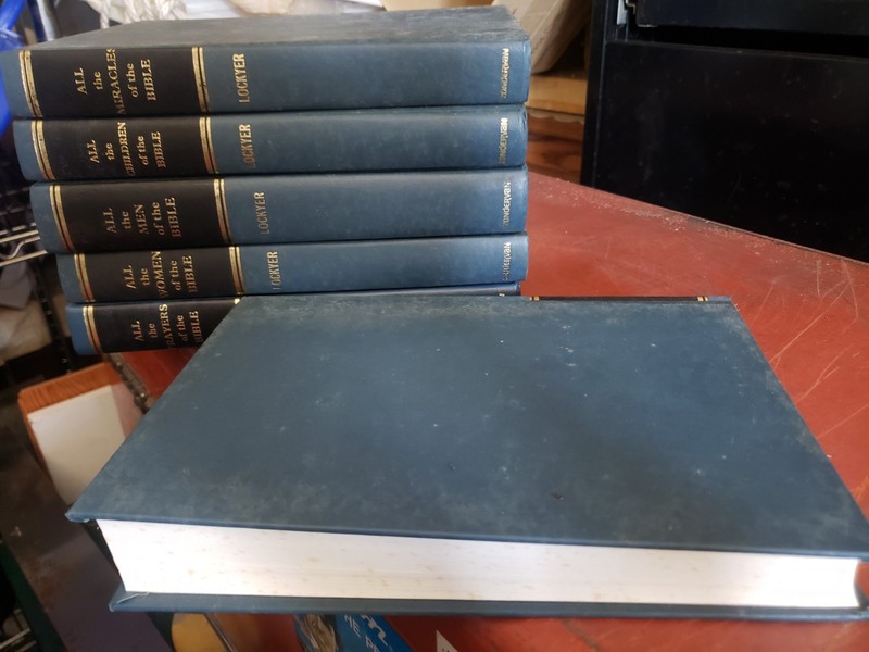 All of the Bible Series by Herbert Lockyer 6 Books HC Zondervan see list gallery