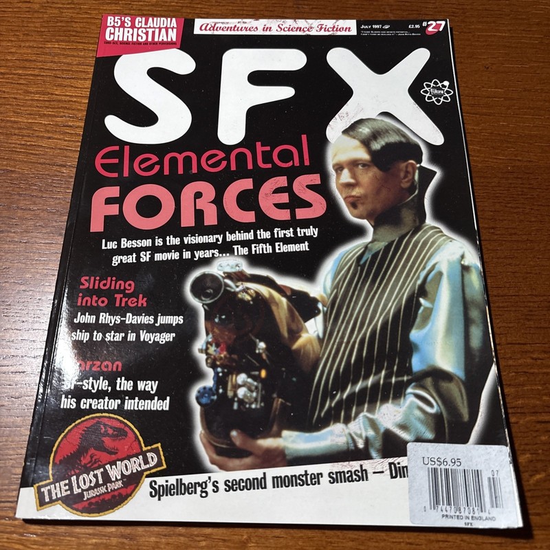 VTG 1997 SFX Magazine 27 The Fifth Element Luc Besson / Spielberg The Lost World