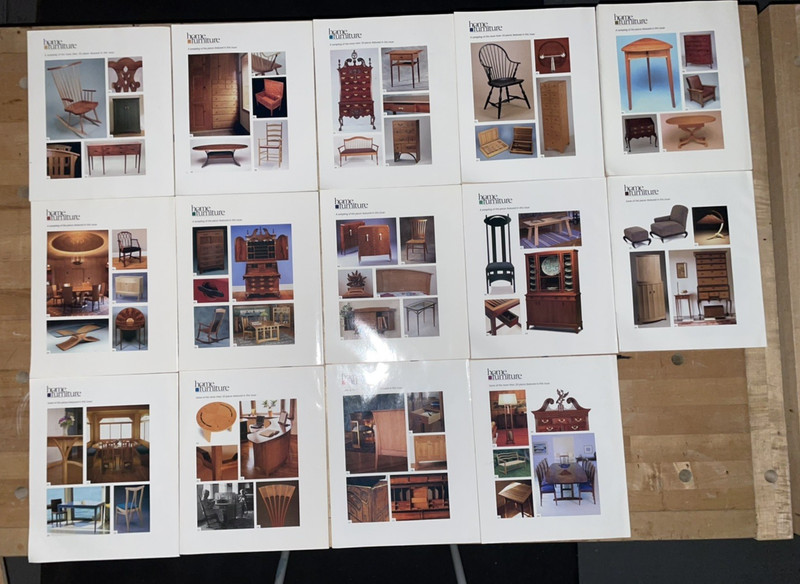 Home Furniture Magazine Lot Complete Set Issues 1 - 14 1994 - 1998 Taunton Press gallery