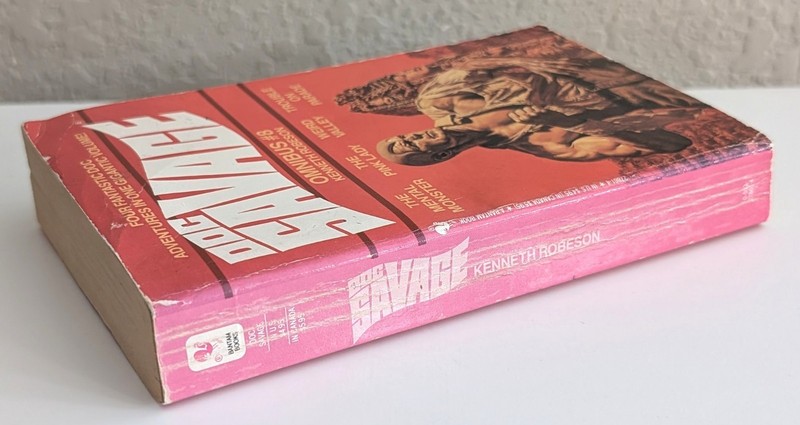 Kenneth Robeson = DOC SAVAGE Omnibus #8 = vintage 4-in-1 paperback 1st printing gallery