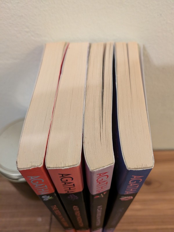 Agatha Christie 4x Lot Miss Marple Mystery Paperbacks - 2022 - Moving Finger etc gallery