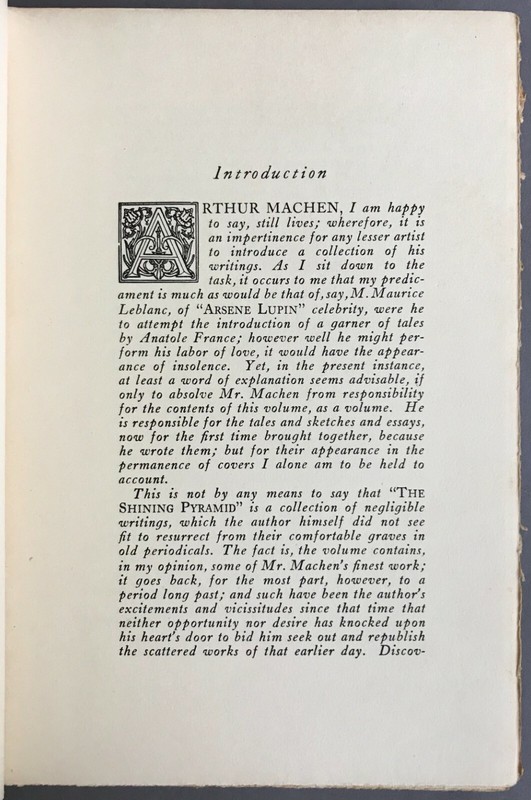 Limited Edition Arthur Machen The Shining Pyramid Covici-McGee 1923 gallery