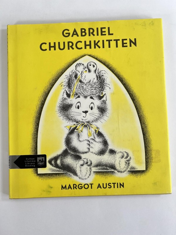 Vintage Gabriel Churchkitten Margot Austin E P Dutton Yellow HC DJ 1966 USA gallery