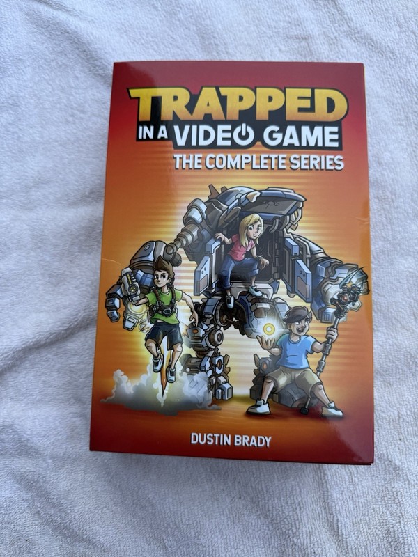 New! Trapped in a Video Game: The Complete Series 1-5 Paperback Dustin Brady