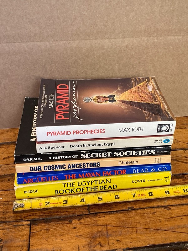 Ancient Civilizations Occult Esoteric Book Lot Egypt Maya Secret Societies UFO gallery