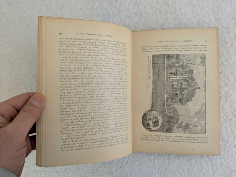M. F. Sweetser KING'S HANDBOOK OF NEWTON MASSACHUSSETTS 1889 Moses King, Boston gallery