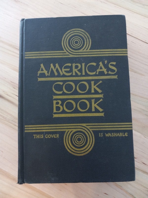 Vintage America’s Cook Book 1937