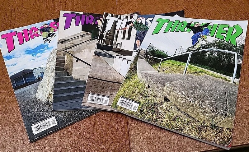 4 THRASHER MAGAZINE issue # 534 533 532 527