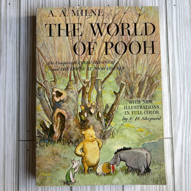 The World Of Pooh by A. A. Milne 1957 Paperback Good Used Condition
