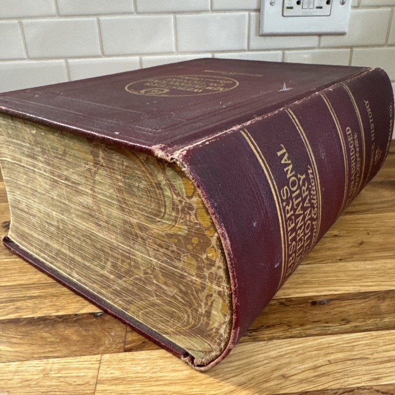 Webster’s New International Dictionary 2nd Ed Unabridged Reference History 1957 gallery