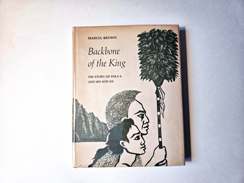 Marcia Brown BACKBONE OF THE KING Signed 1st Ed 1966, Hawaii