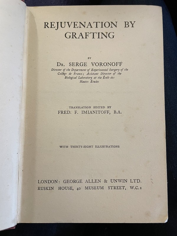 Rejuvenation By Grafting : Testicular Grafting from Monkey to Man : Medical 1925 gallery