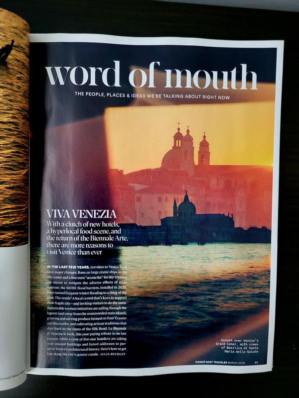 Conde Nast Traveler Magazine- Warm Welcomes in Palm Springs, Hokkaido & Swiss gallery