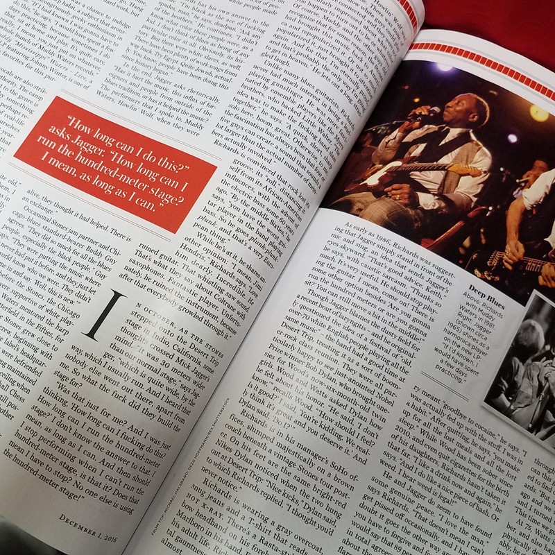 THE STONES! Rolling Stone Magazine 1275 Mick Keith December 1 2016 Lady Wood gallery