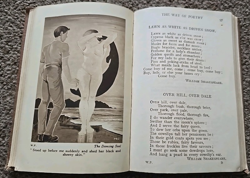 Vintage: c1935. The Way Of Poetry. John Drinkwater. Collins. HB gallery