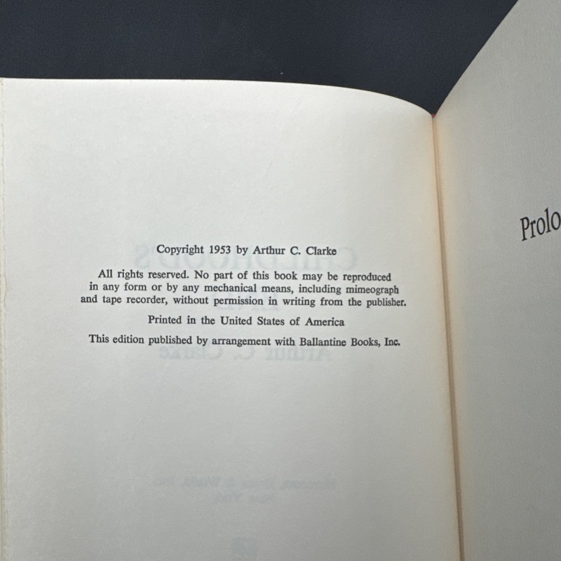 Childhood's End by Arthur C. Clarke 1953 Vintage Hardcover Dust Jacket BCE gallery