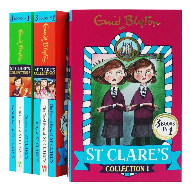 St Clare’s Collection By Enid Blyton 9 Books (3 Books in 1) Set – Paperback