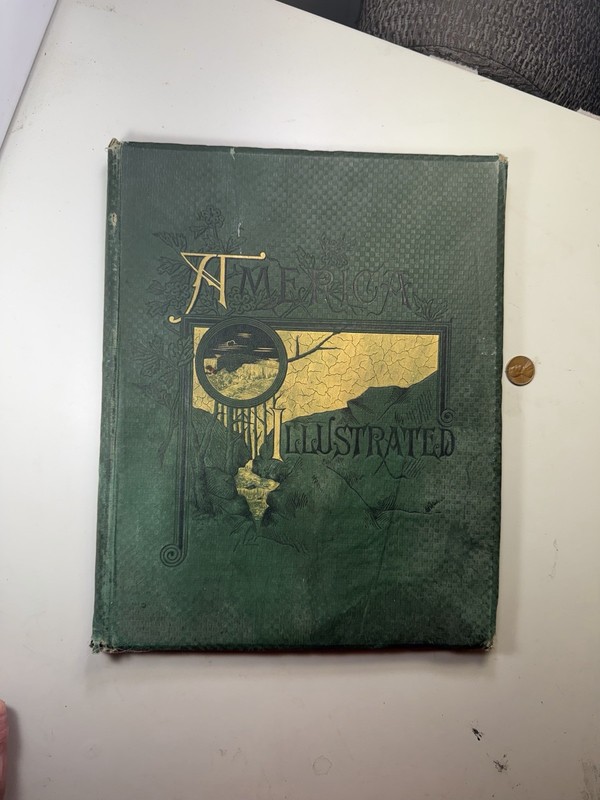 America Illustrated by J. David Williams – 1883 – Yellowstone – Hudson Valley
