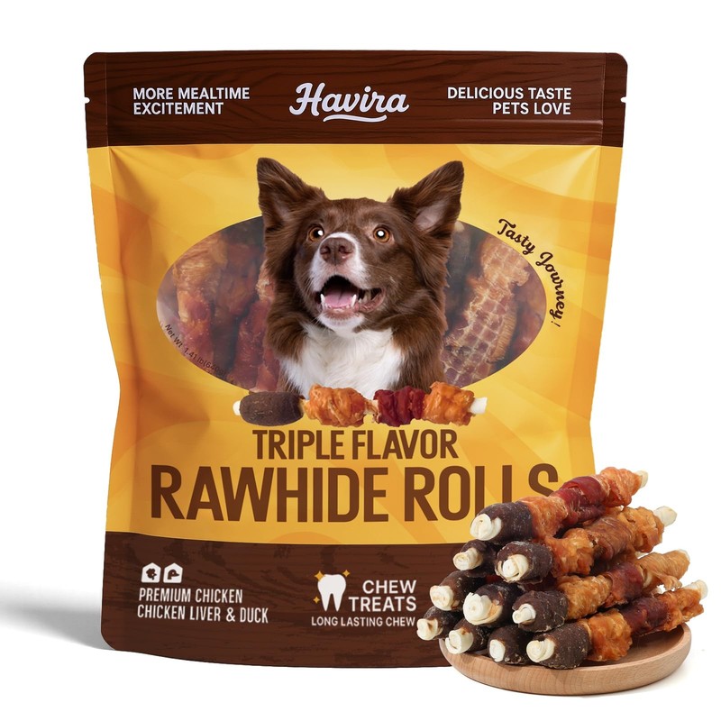 1.4LBs 30 Count Chew Stick, Triple Flavor Dog 1.41 Pound (Pack of 1)