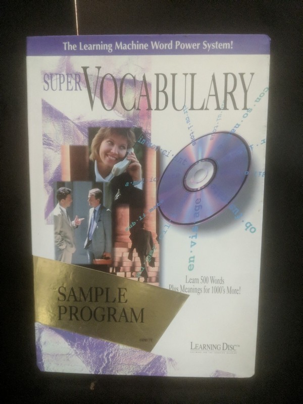 Learning Disc super vocabulary sample program zygom international ~ trl8#27