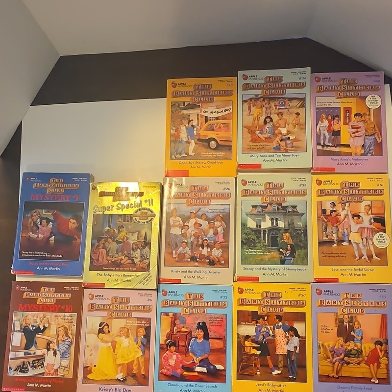 Baby-Sitters Club Lot 12 PB Books Ann M. Martin Apple Ages 9-12
