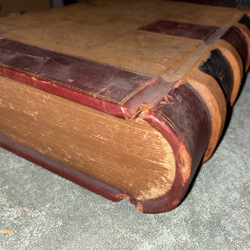 Huge Antique 1905 Ledger (Howard R. Rohn of Garfield, Berks Co. PA) gallery