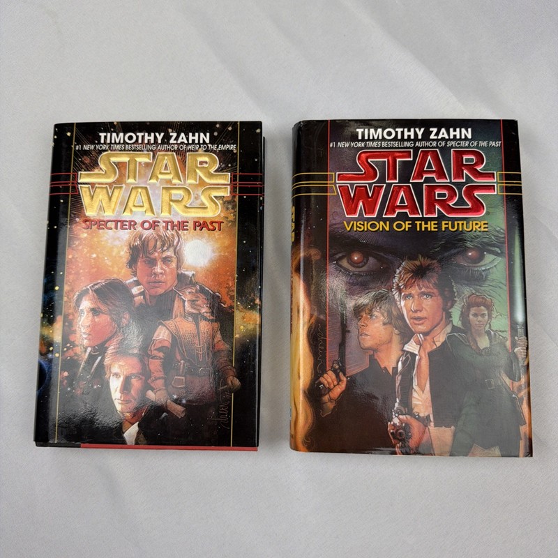 Star Wars Spectre of the Past Vision Future Zahn First 1st Edition Hardcover Set
