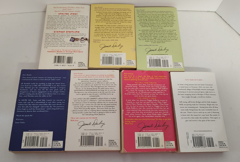 Janet Dailey Americana Series 2 In 1 Romance Lot Of 7 Books 13 Novels gallery