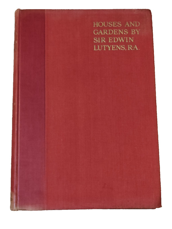 Houses & Gardens, By Sir Edwin Lutyens – 1925. There are 344 pages in this book