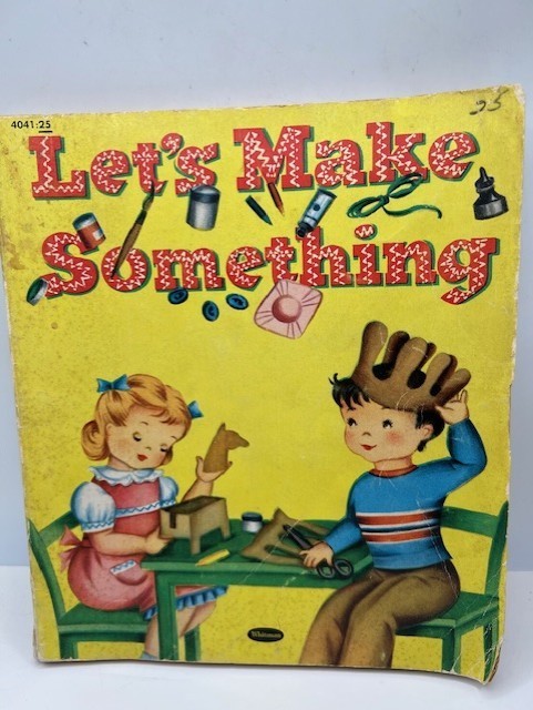 RARE 1953 Whitman’s LET’S MAKE SOMETHING Activity Book