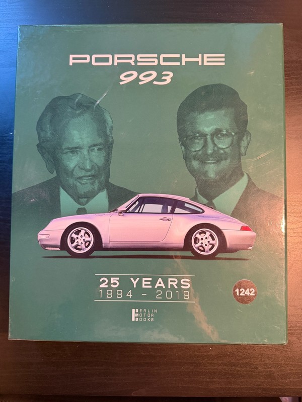 LIMITED EDITION Porsche 993 – 25 YEARS 1994 – 2019 # 1242/1998
