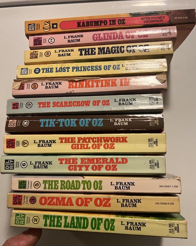 The Wizard of Oz Paperback Book Series - Lot of 12 - L. Frank Baum Del Rey gallery