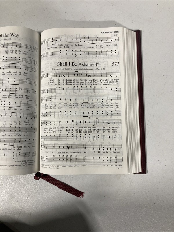 Songs of Faith & Praise - Leather Shaped Note Hymnal gallery