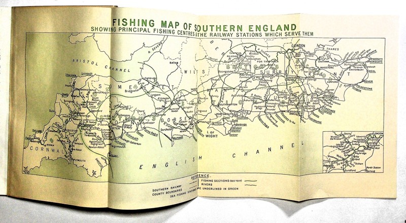 Fishing In The South By J.W.G. Tomkin Flyfishing England With Map ,208 Pages gallery