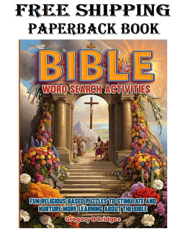 Bible Word Search Activities – Large Print: 1,800 Words for Adults ,
