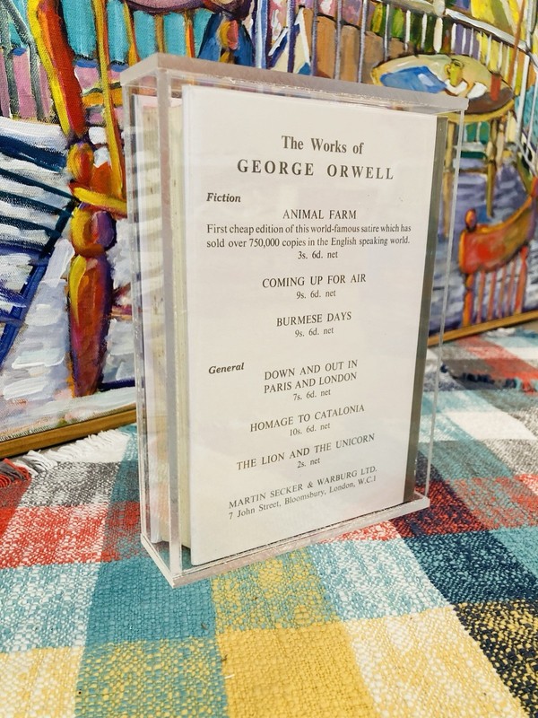 WOW!!! George Orwell Nineteen Eighty Four TRUE 1st Ed. (UK) SECKER & WARBURG gallery
