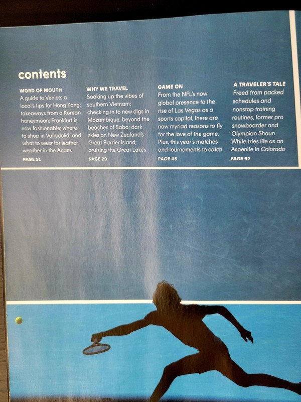 Conde Nast Traveler Magazine- Warm Welcomes in Palm Springs, Hokkaido & Swiss gallery