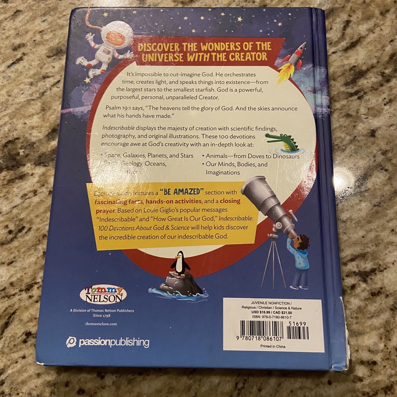 Indescribable Kids Ser.: Indescribable : 100 Devotions for Kids about God and... gallery