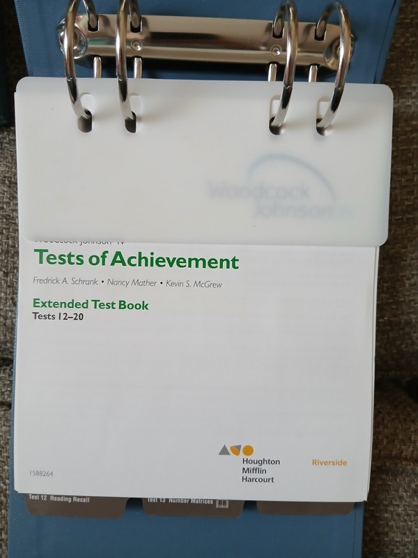 Woodcock Johnson IV Tests Of Achievement Standard Test Book 1-11 12-20 & Manual gallery