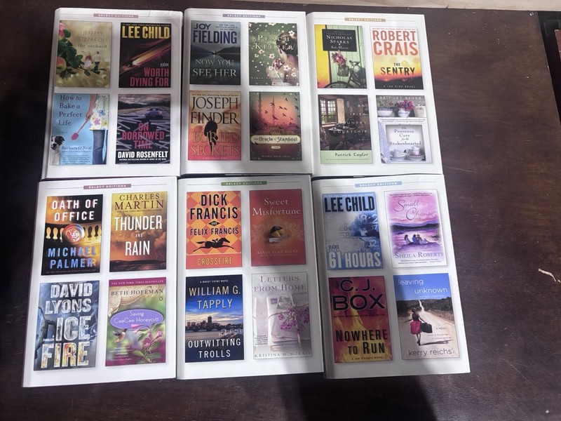 Lot of 6 Reader’s Digest Select Editions Harback Books (4 Books in 1)