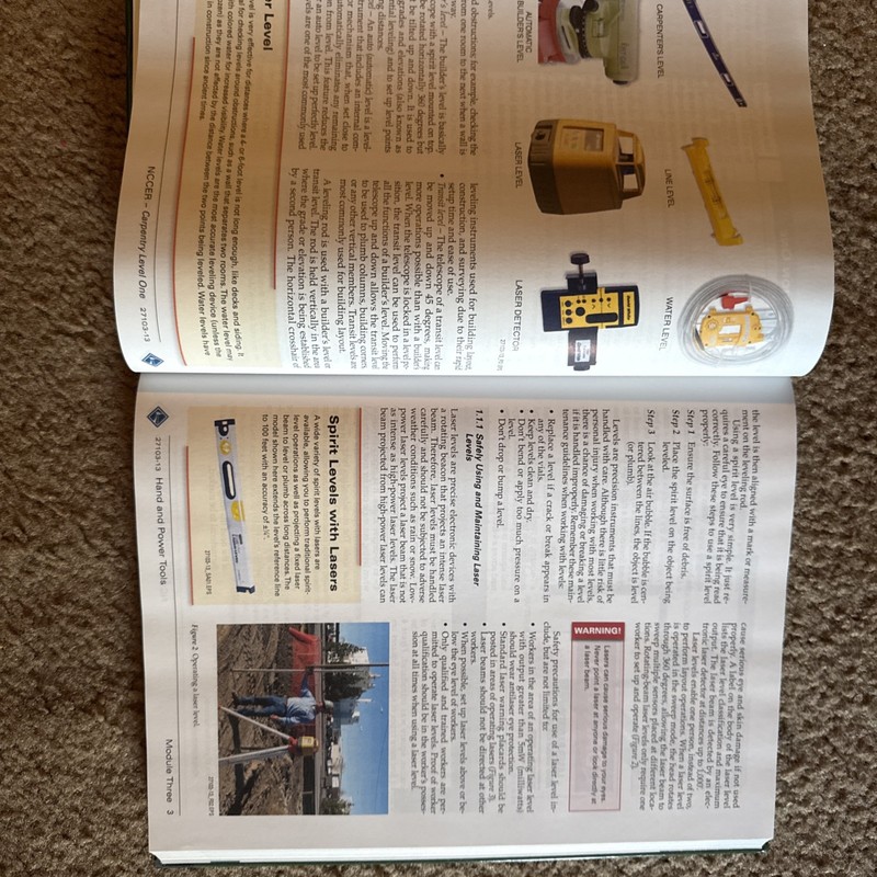 NCCER 2013 CARPENTRY Training Guide Level 1 Fifth Edition *EXCELLENT* gallery