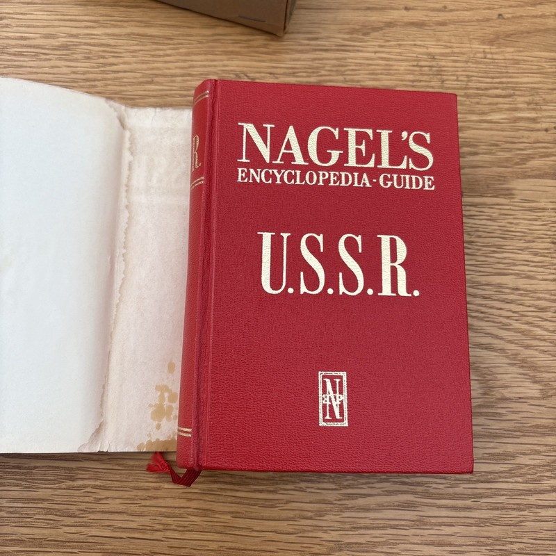 Extremely RARE Nagel's Encyclopedia Guide U.S.S.R w Maps 1969 HB Boxed rare gallery