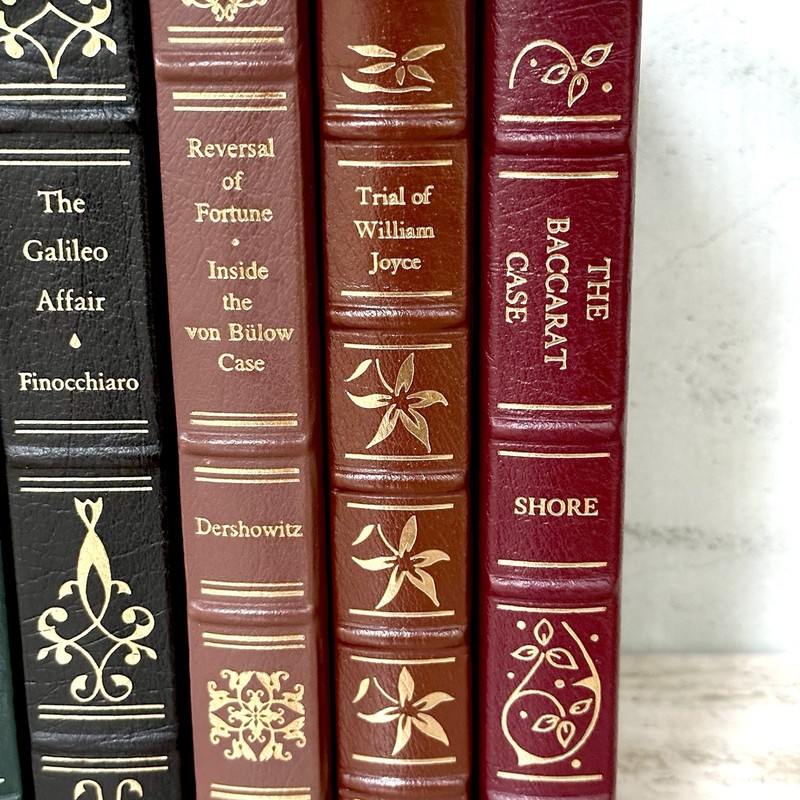 Lot of 10 ~ Notable Trial Library HC Leather Bound Special Edition Books gallery
