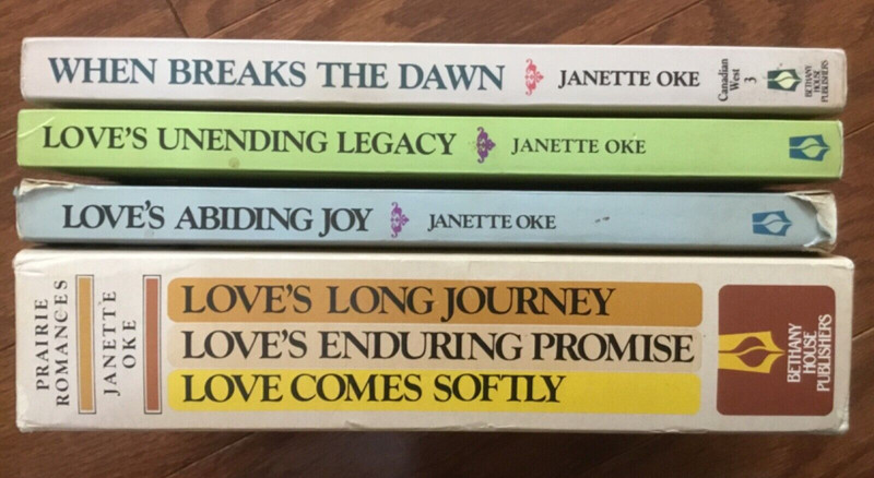 Janette Oke Lot of 6 P & C W Romance Books: 1, 2, 3, 4, 5, 3* 1st 3 in Box Set