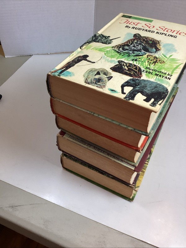 Lot Of 5 Vintage Companion Library 2 In 1 Books (10 Classic Stories Total) gallery