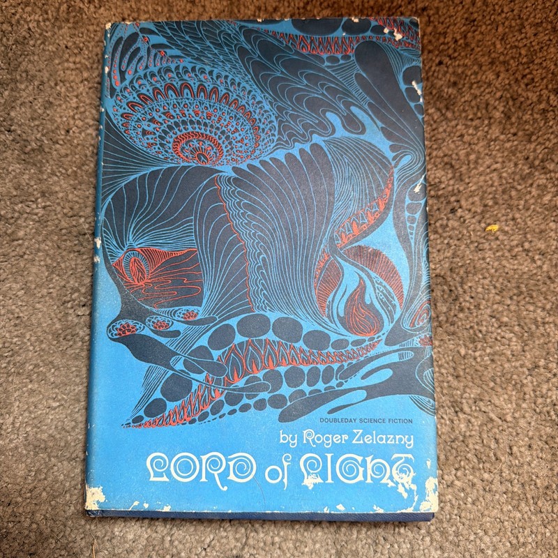 Lord of Light, Roger Zelazny, Sci-Fi Hardcover 1967, Book Club Edition HC / DJ