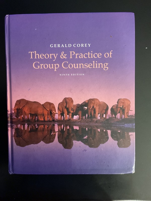 Theory and Practice of Group Counseling by Gerald Corey 9th Edition