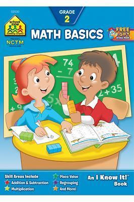 School Zone Math Basics 2 Workbook: 32 Pages- paperback, School Zone, 0938256300